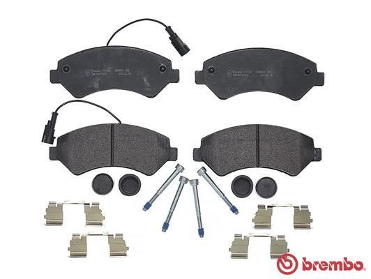 Brake Pad Set, disc brake Brembo P 61 118