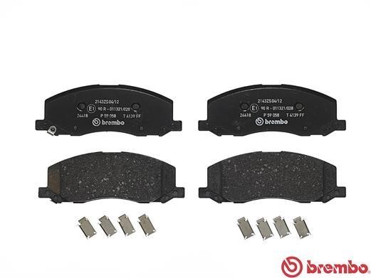 Brake Pad Set, disc brake Brembo P 59 058