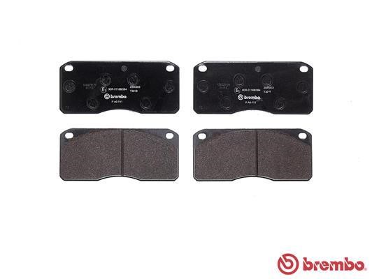 Brake Pad Set, disc brake Brembo P A6 011