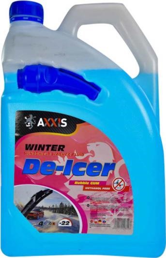 AXXIS 48021110408 Winter windshield washer fluid, -22°C, Bubble Gum, 4l 48021110408