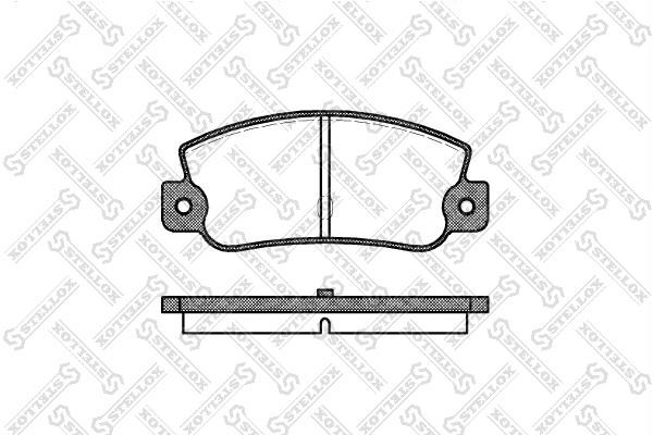 Stellox 036 030-SX Brake Pad Set, disc brake 036030SX