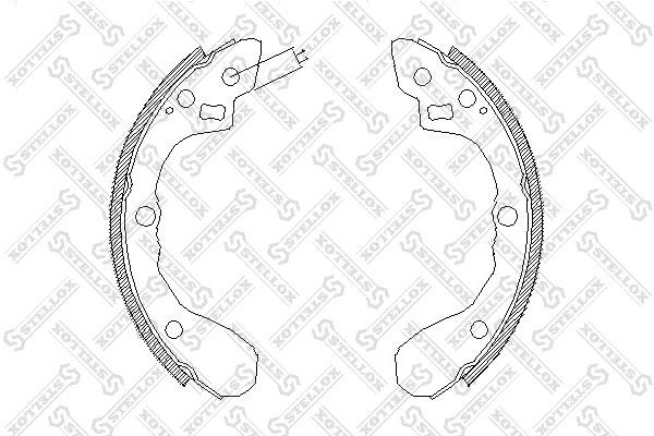 Stellox 071 100-SX Brake shoe set 071100SX