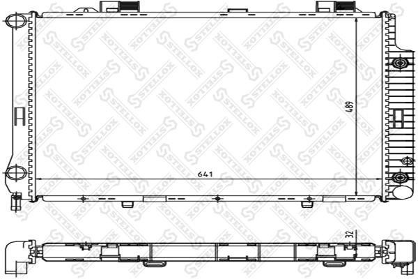 Stellox 10-25345-SX Radiator, engine cooling 1025345SX