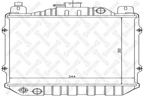 Stellox 10-26237-SX Radiator, engine cooling 1026237SX