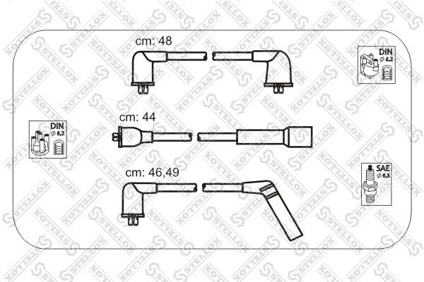 Stellox 10-30040-SX Ignition cable kit 1030040SX