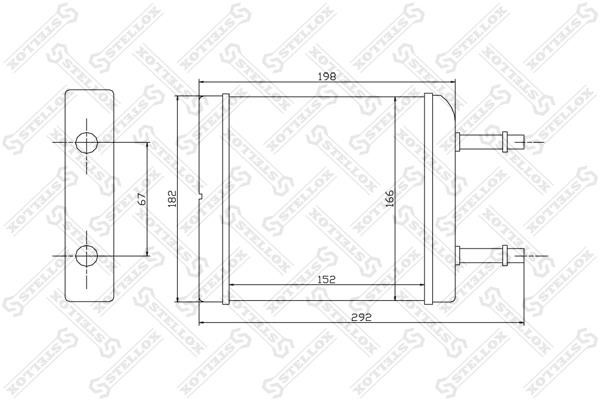 Stellox 10-35050-SX Heat exchanger, interior heating 1035050SX