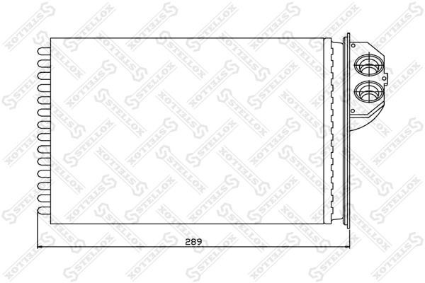 Stellox 10-35091-SX Heat exchanger, interior heating 1035091SX