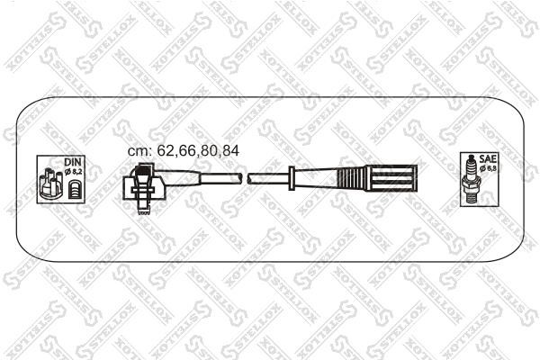 Stellox 10-38115-SX Ignition cable kit 1038115SX
