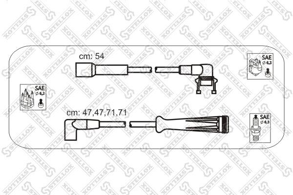 Stellox 10-38016-SX Ignition cable kit 1038016SX