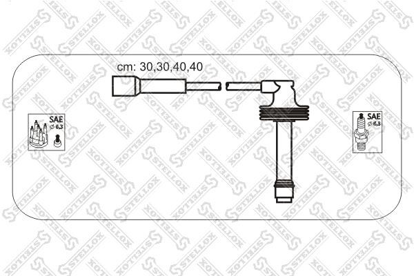 Stellox 10-38185-SX Ignition cable kit 1038185SX