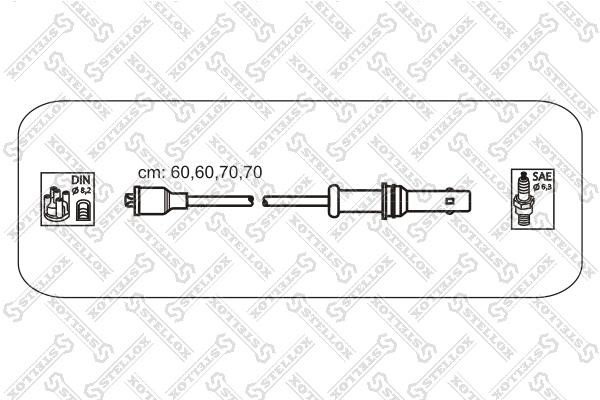 Stellox 10-38447-SX Ignition cable kit 1038447SX