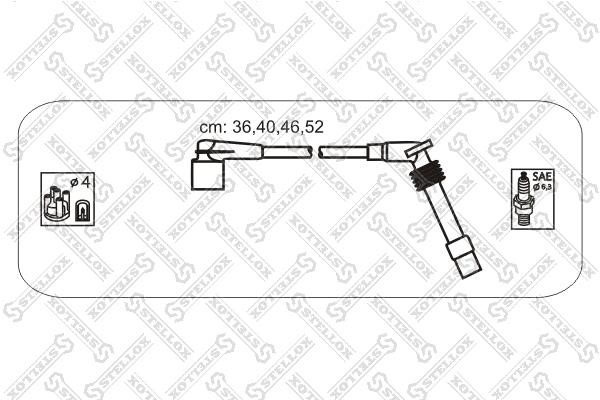 Stellox 10-38460-SX Ignition cable kit 1038460SX