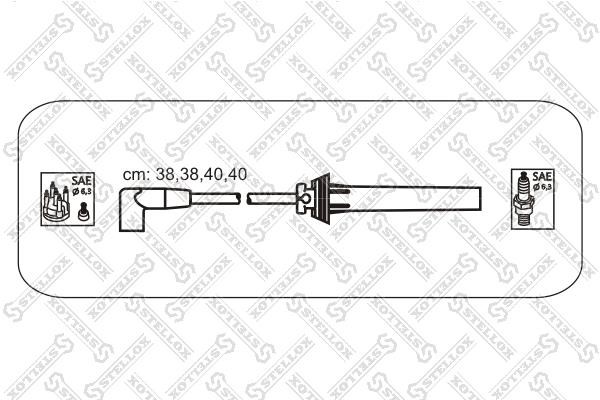 Stellox 10-38520-SX Ignition cable kit 1038520SX