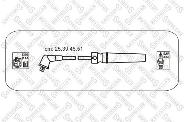 Stellox 10-38570-SX Ignition cable kit 1038570SX