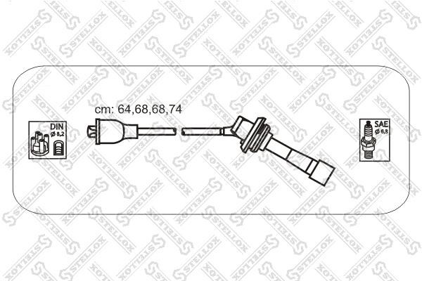 Stellox 10-38576-SX Ignition cable kit 1038576SX