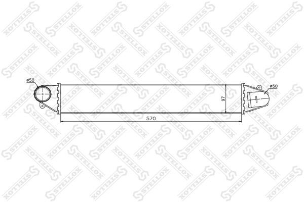 Stellox 10-40100-SX Intercooler, charger 1040100SX