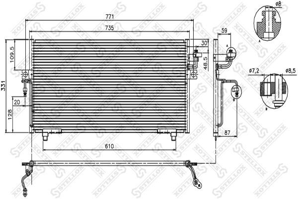 Stellox 10-45018-SX Cooler Module 1045018SX