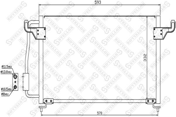 Stellox 10-45046-SX Cooler Module 1045046SX