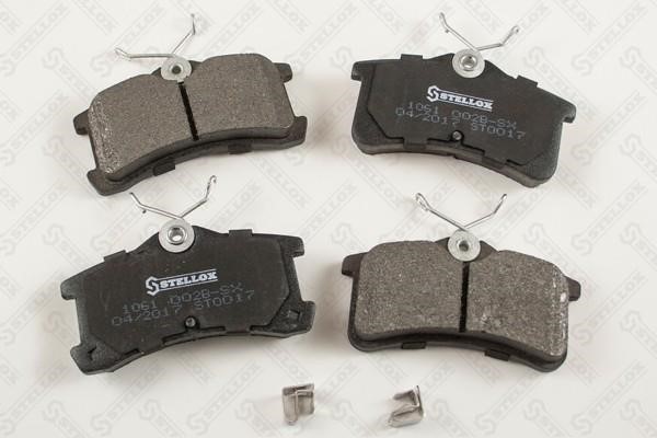 Brake pad kit Opel Arena: 1061002BSX Stellox Brake pad set