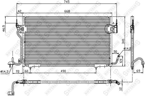 Stellox 10-45555-SX Cooler Module 1045555SX