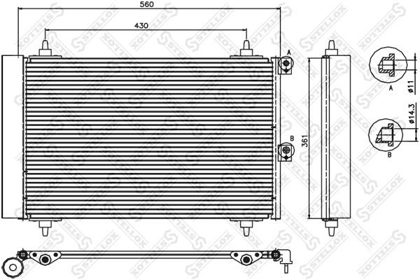 Stellox 10-45557-SX Cooler Module 1045557SX