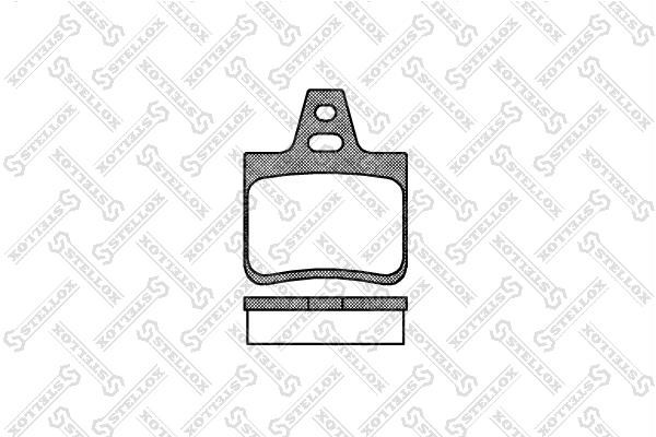 Stellox 113 010-SX Brake Pad Set, disc brake 113010SX