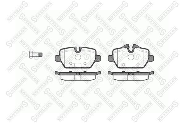 Brake pad set Stellox 1143 000-SX