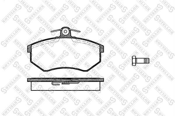 Stellox 145 000-SX Brake Pad Set, disc brake 145000SX