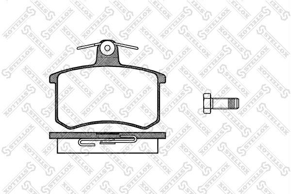 Stellox 146 010-SX Brake Pad Set, disc brake 146010SX