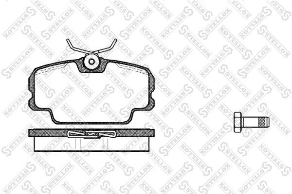 Stellox 156 010-SX Brake Pad Set, disc brake 156010SX