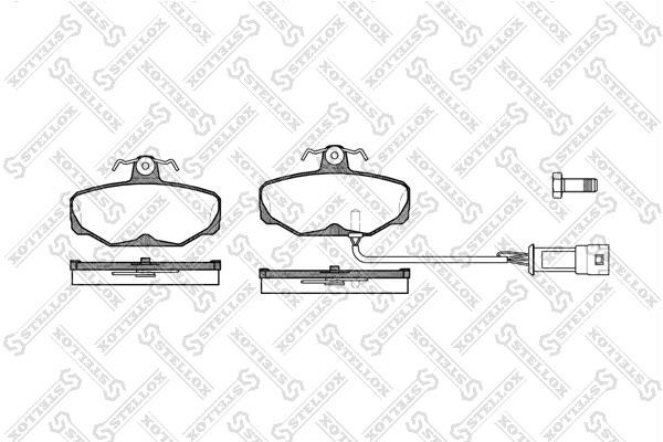 Stellox 216 002-SX Brake Pad Set, disc brake 216002SX