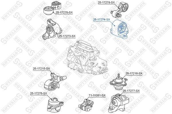 2517274SX Stellox Engine mount