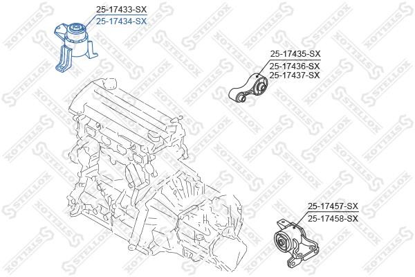 2517434SX Stellox Engine mount