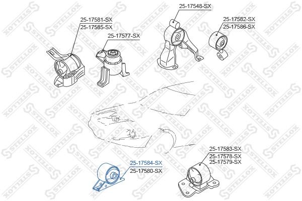2517584SX Stellox Engine mount