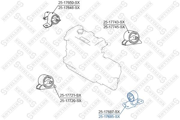 Stellox Engine mount – price 76 PLN
