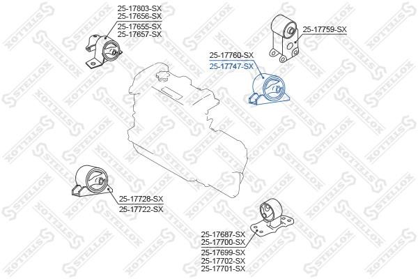 2517747SX Stellox Engine mount