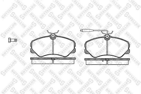 Stellox 272 002-SX Brake Pad Set, disc brake 272002SX