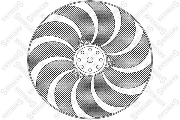 Stellox 29-99264-SX Hub, engine cooling fan wheel 2999264SX
