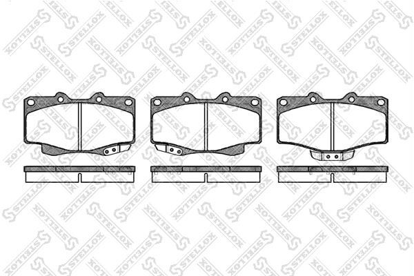 Stellox 326 014-SX Brake Pad Set, disc brake 326014SX