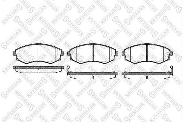 Stellox 329 012B-SX Brake Pad Set, disc brake 329012BSX