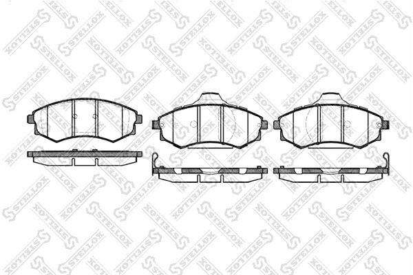 Stellox 329 092-SX Brake Pad Set, disc brake 329092SX