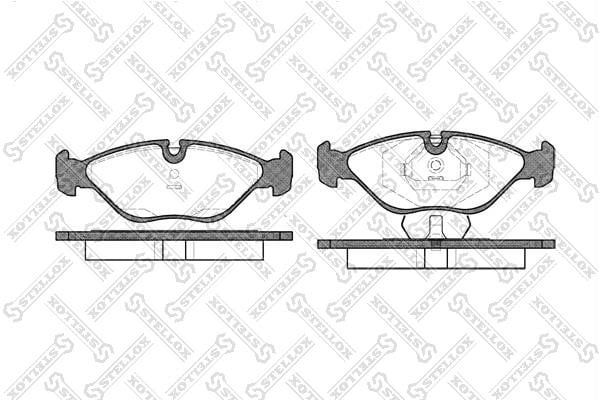 Stellox 330 000-SX Brake Pad Set, disc brake 330000SX