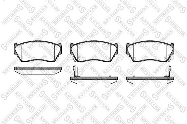 Stellox 375 002-SX Brake Pad Set, disc brake 375002SX