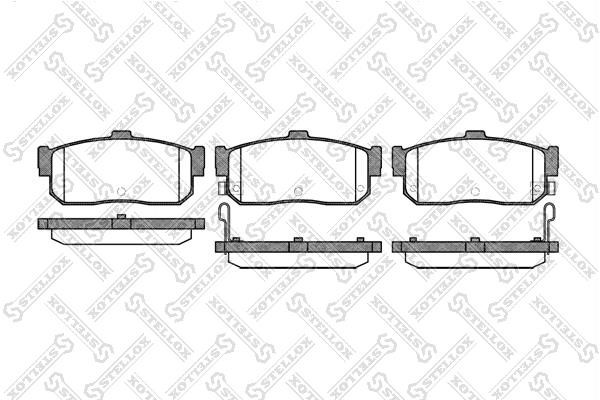 Stellox 377 012-SX Brake Pad Set, disc brake 377012SX