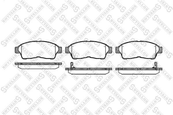 Stellox 413 002B-SX Brake Pad Set, disc brake 413002BSX