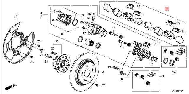 Buy Honda 43022-TLA-A11 at a low price in United Arab Emirates!