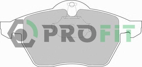 Profit 5000-1068 C Front disc brake pads, set 50001068C