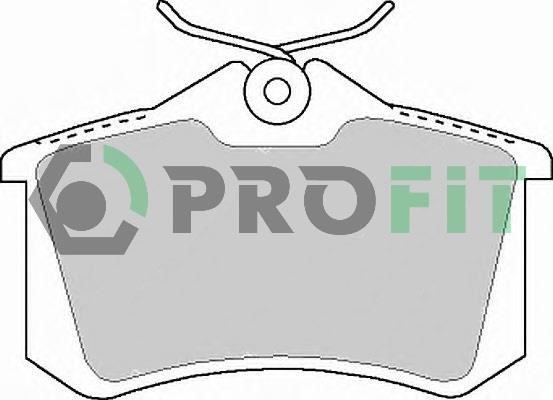 Profit 5000-1083 C Rear disc brake pads, set 50001083C