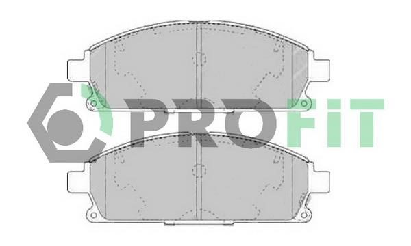Profit 5000-1263 C Front disc brake pads, set 50001263C