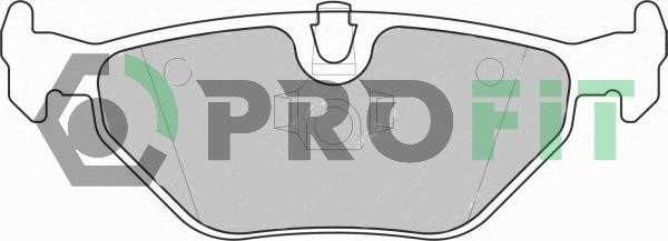 Profit 5000-1301 C Rear disc brake pads, set 50001301C